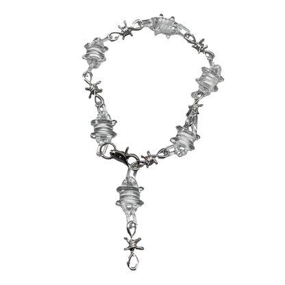 Acrylic Barbwire Chains - 20" | Stylish Jewelry | Durable Accessory

