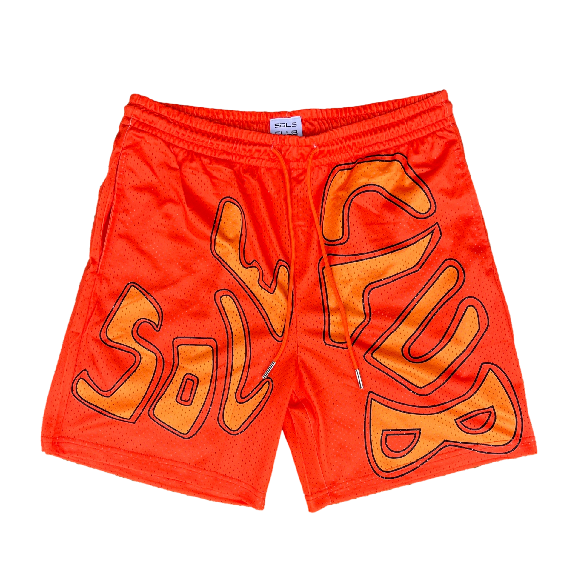 Outline Orange Shorts | 6" Inseam | Bold & Trendy