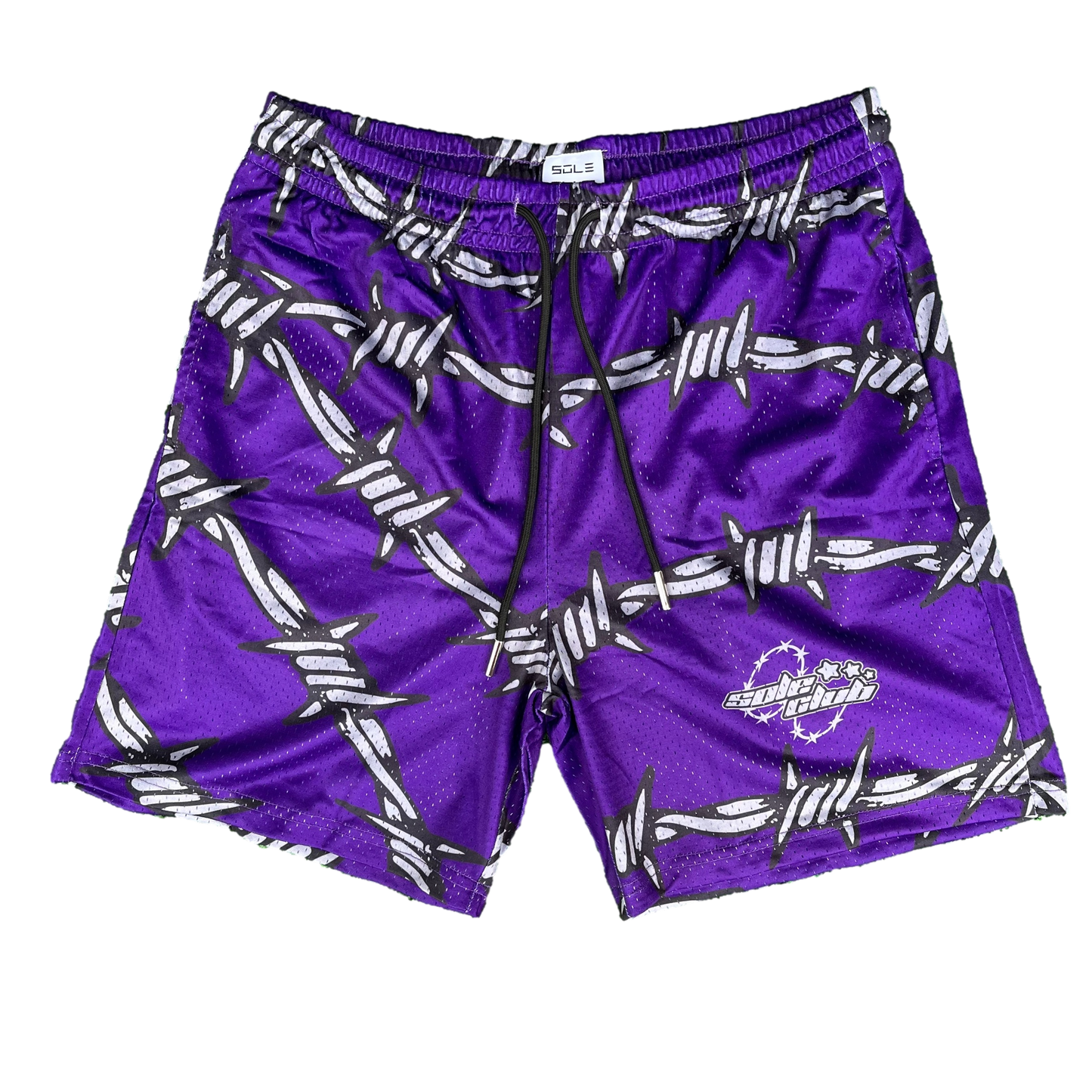 Chain Link Shorts - Purple | 6" Inseam | Bold & Stylish